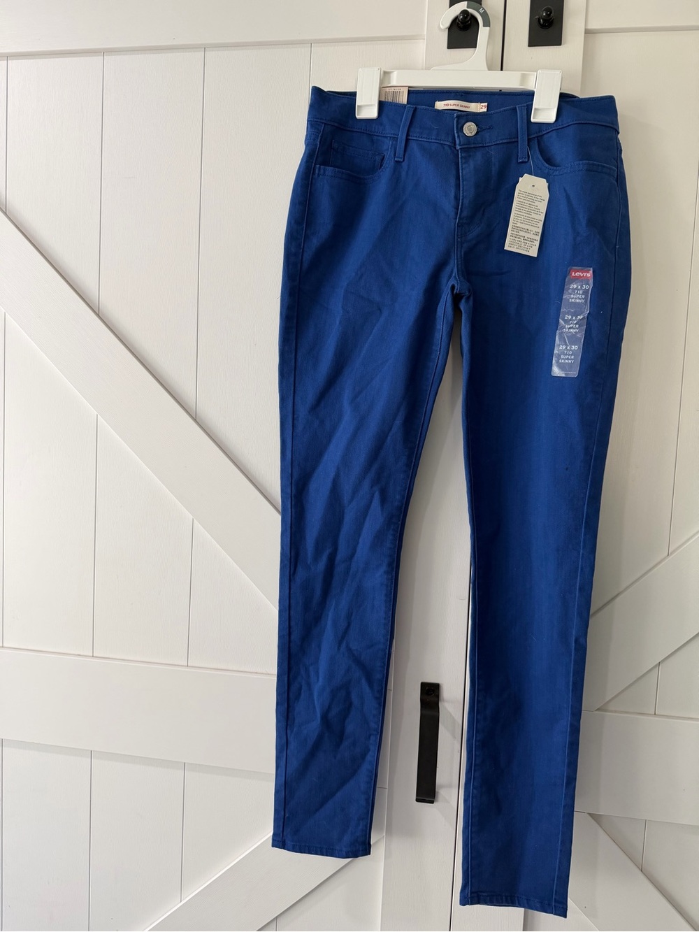 Levi's Women's Deep Blue Skinny Jeans